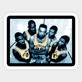 Fab 5 Basketball Sticker